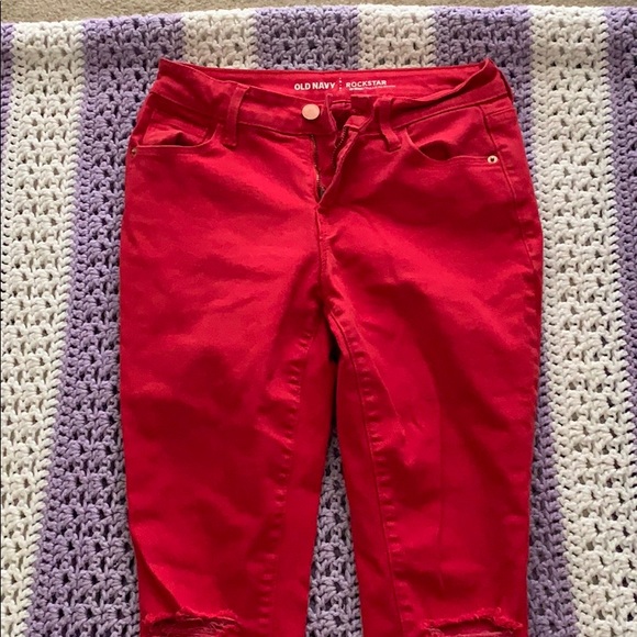 Old Navy Denim - red old navy pants